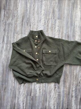 Olivers Olive Green Snap-Front Jacket